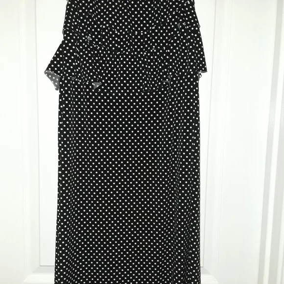 Pretty Polka Dot Dress Size 14W - Picture 1 of 4